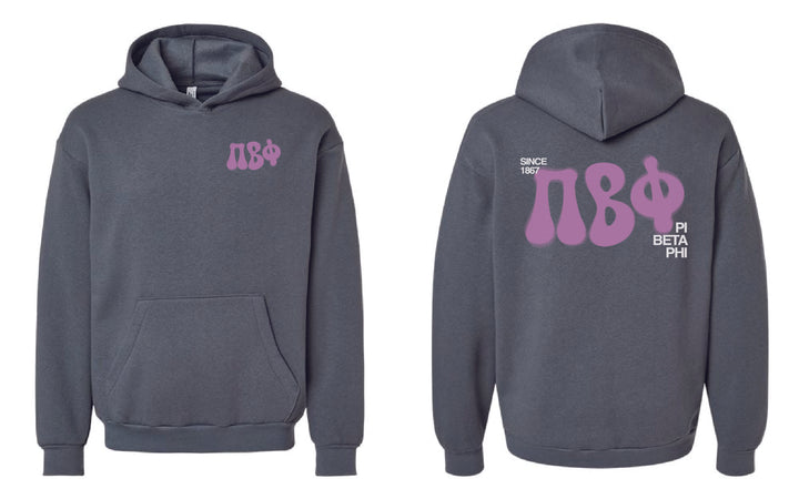 Abstract Letters Sorority Hoodie
