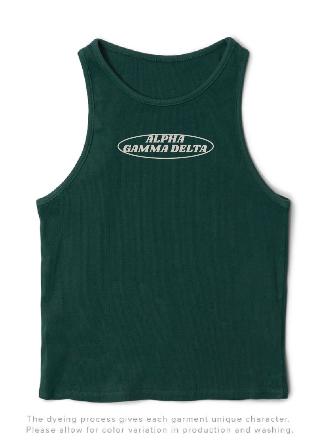 Alpha Gamma Delta Alpine Oval Sorority Tank
