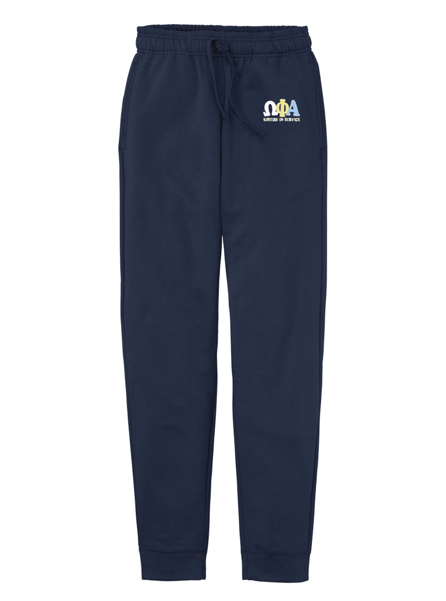 Omega Phi Alpha Joggers - NAVY