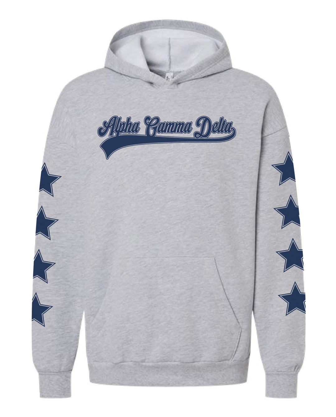Star Sleeve Baseball Sorority Hoodie
