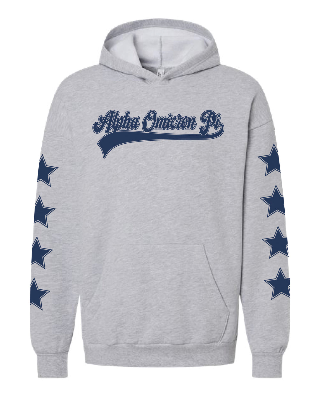 Star Sleeve Baseball Sorority Hoodie
