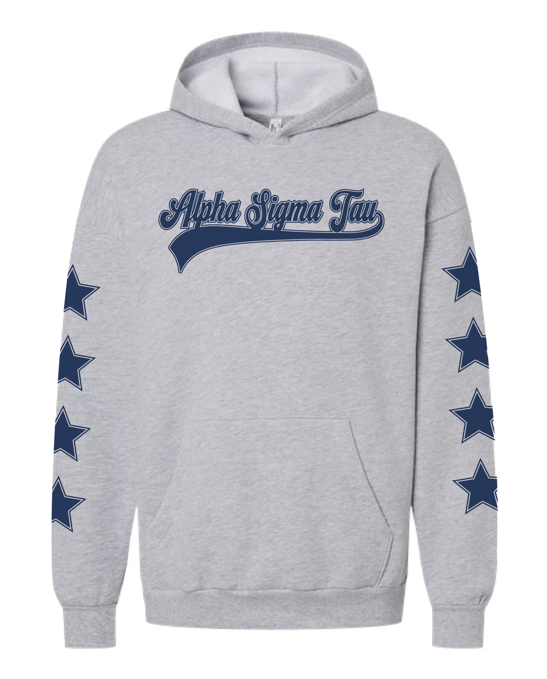 Star Sleeve Baseball Sorority Hoodie