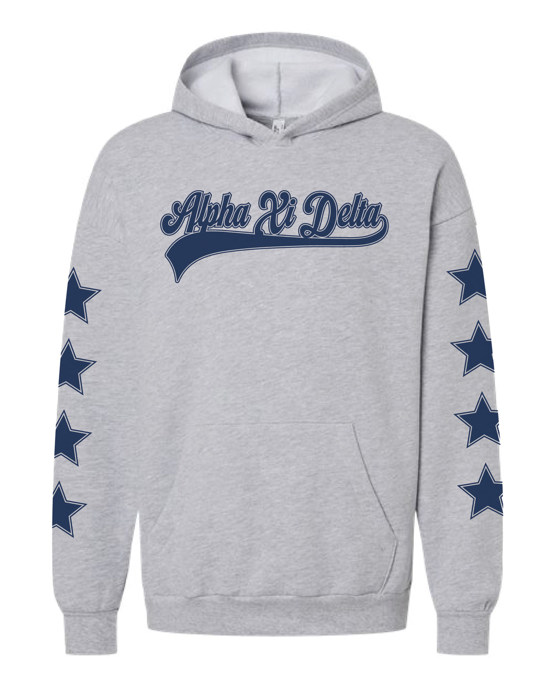Star Sleeve Baseball Sorority Hoodie