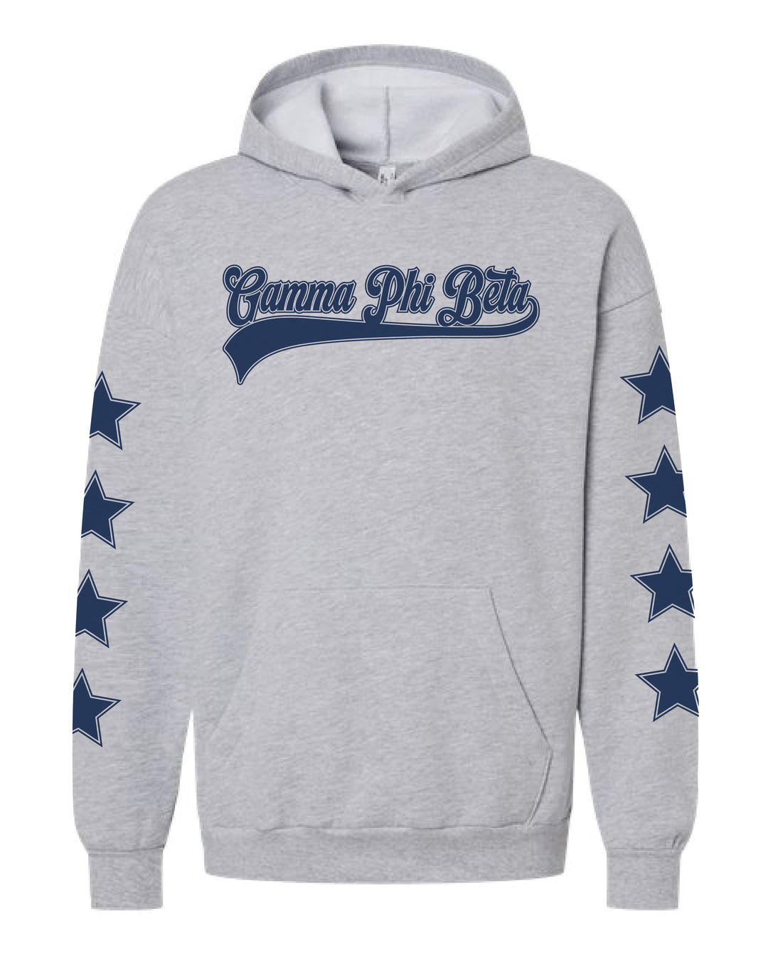 Star Sleeve Baseball Sorority Hoodie