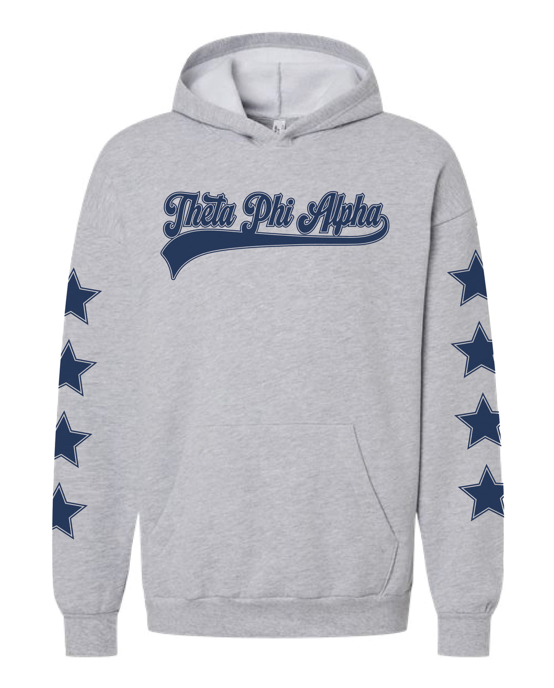 Star Sleeve Baseball Sorority Hoodie
