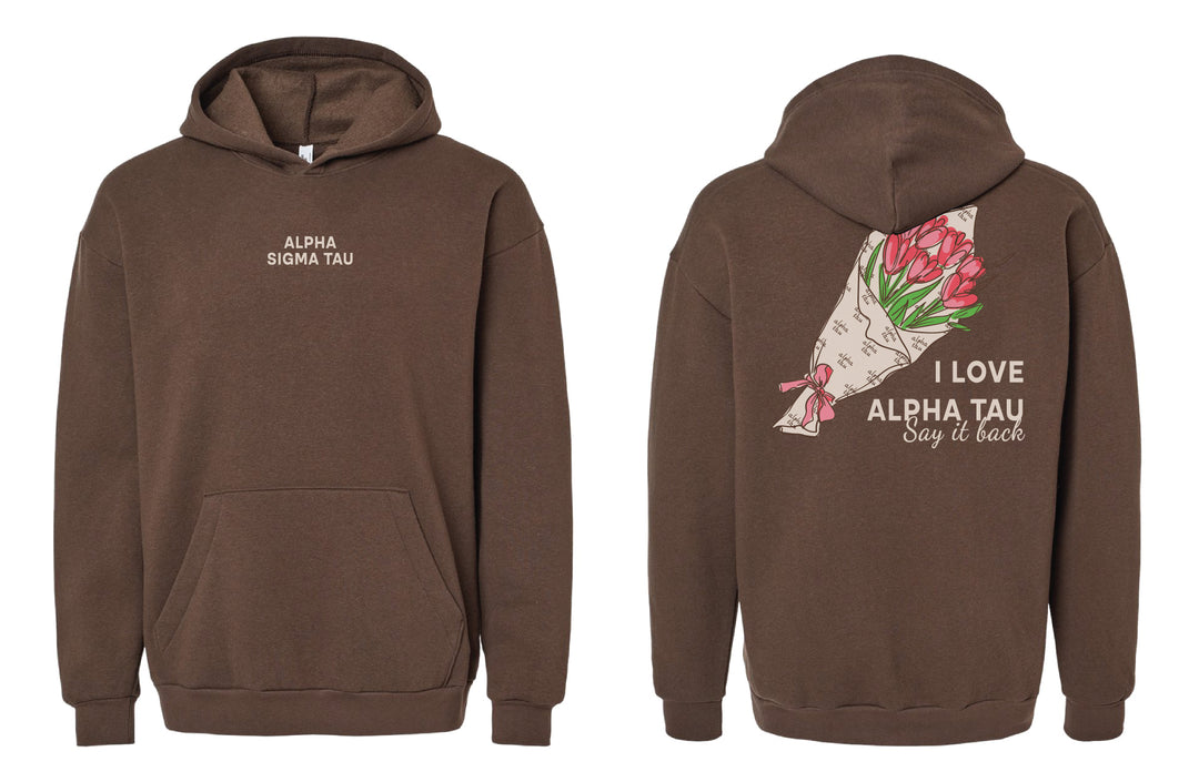 Alpha Sigma Tau Bouquet Sorority Hoodie
