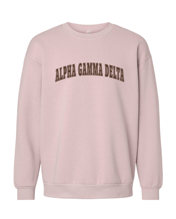 Brown & Blush Sorority Crewneck
