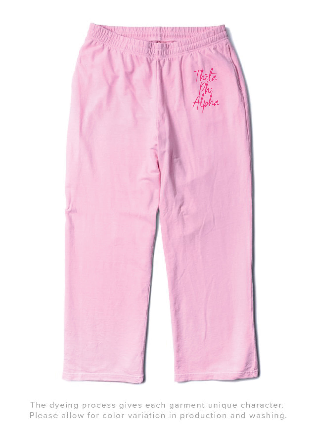 Coquette Sorority Bubblegum Light Weight Wide Leg Pants