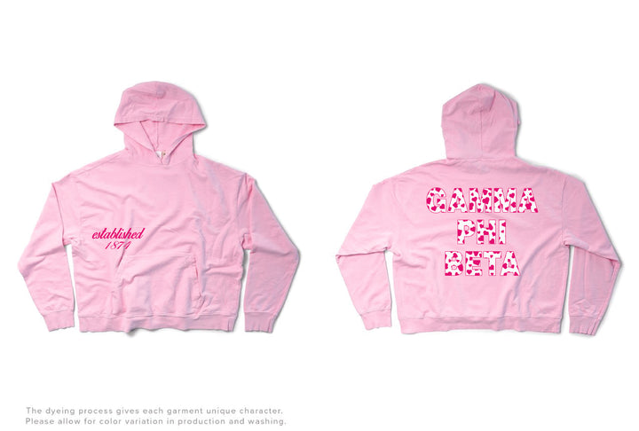 Bubblegum Heart Set Sorority Light Weight Hoodie