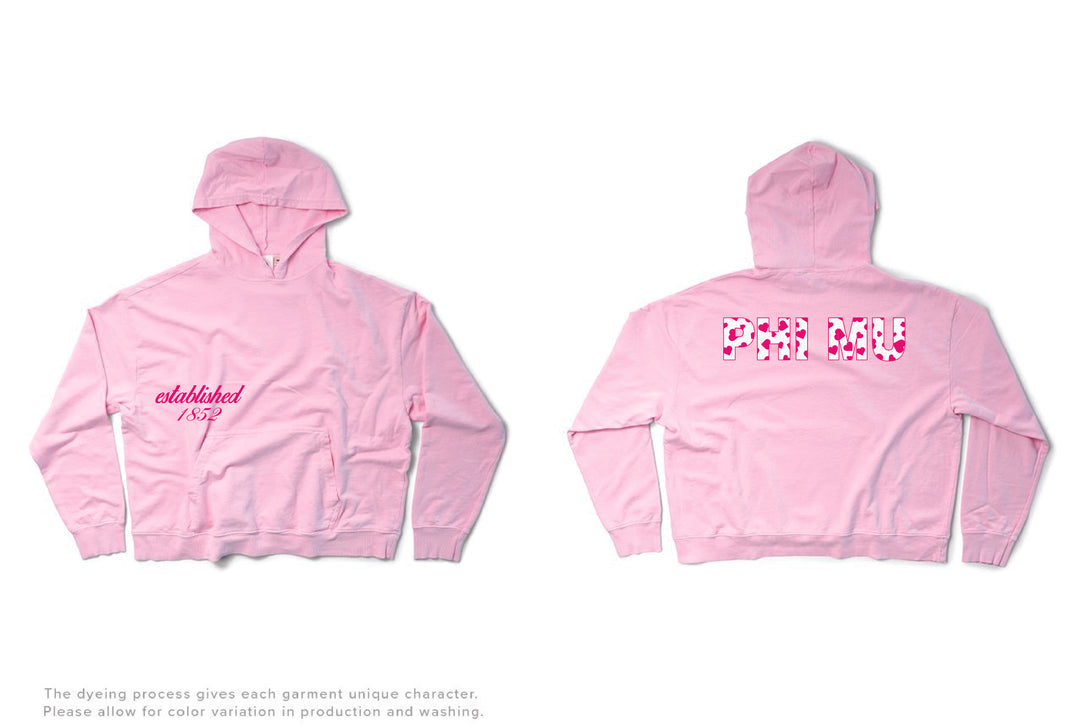 Bubblegum Heart Set Sorority Light Weight Hoodie