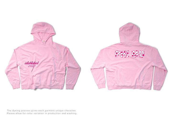 Bubblegum Heart Set Sorority Light Weight Hoodie