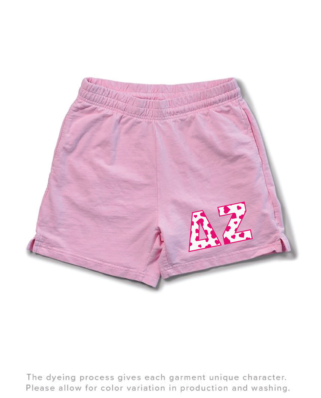 Bubblegum Heart Set Sorority Light Weight Shorts