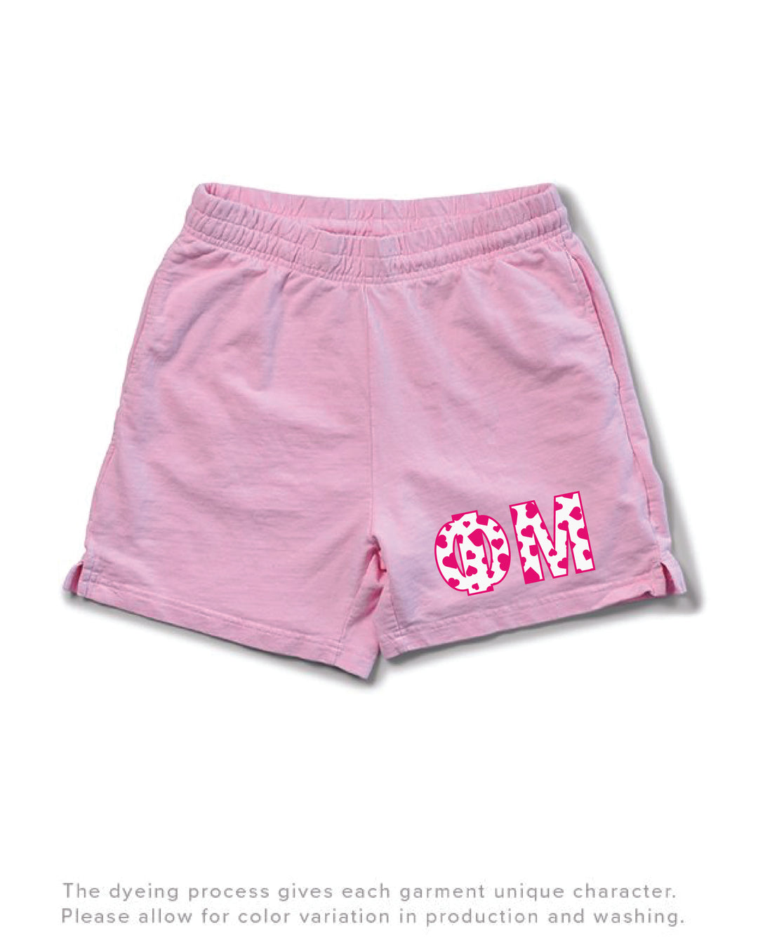 Bubblegum Heart Set Sorority Light Weight Shorts