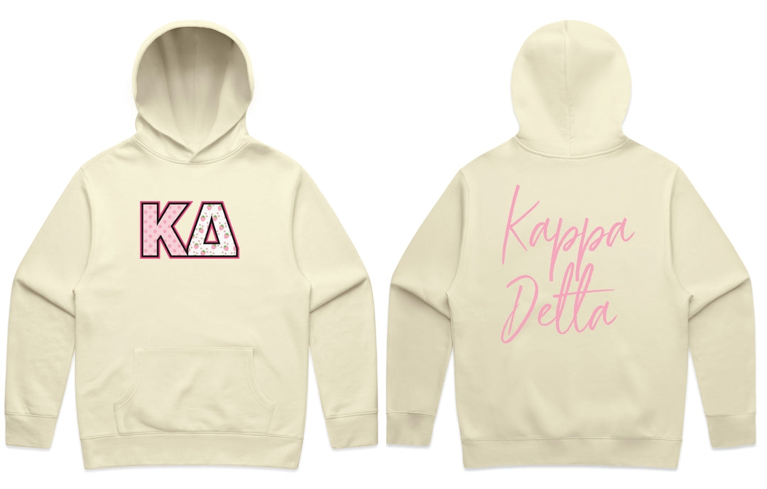 Kappa Delta Coquette Butter Heavy Weight Sorority Hoodie