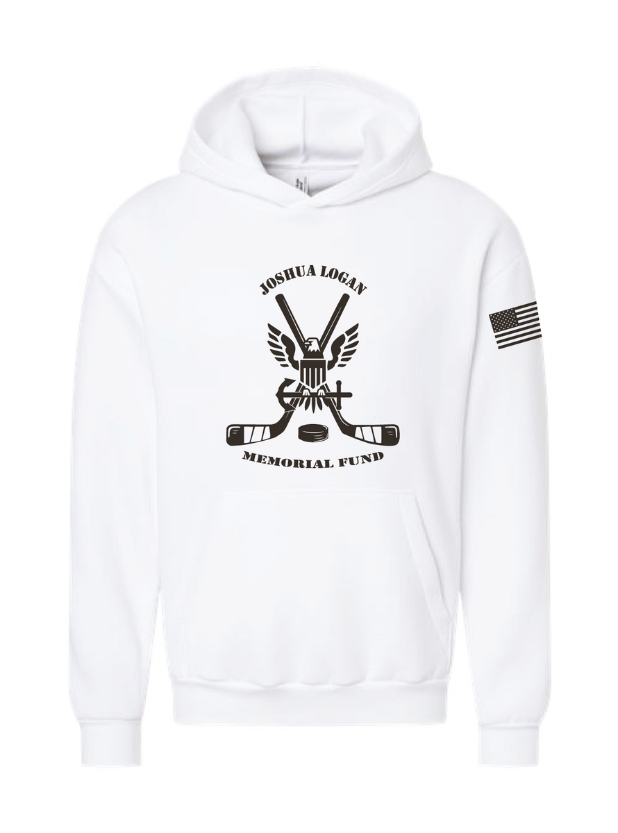 Joshua Logan Memorial Fund Merch - Hood - American Apparel - White