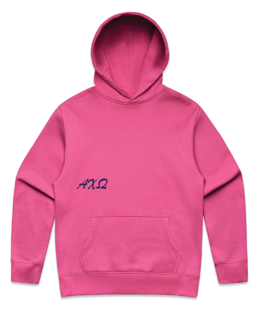 Cursive Embroidered Greek Letter Sorority Hoodie