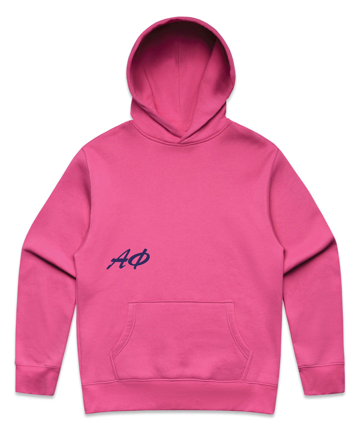 Cursive Embroidered Greek Letter Sorority Hoodie