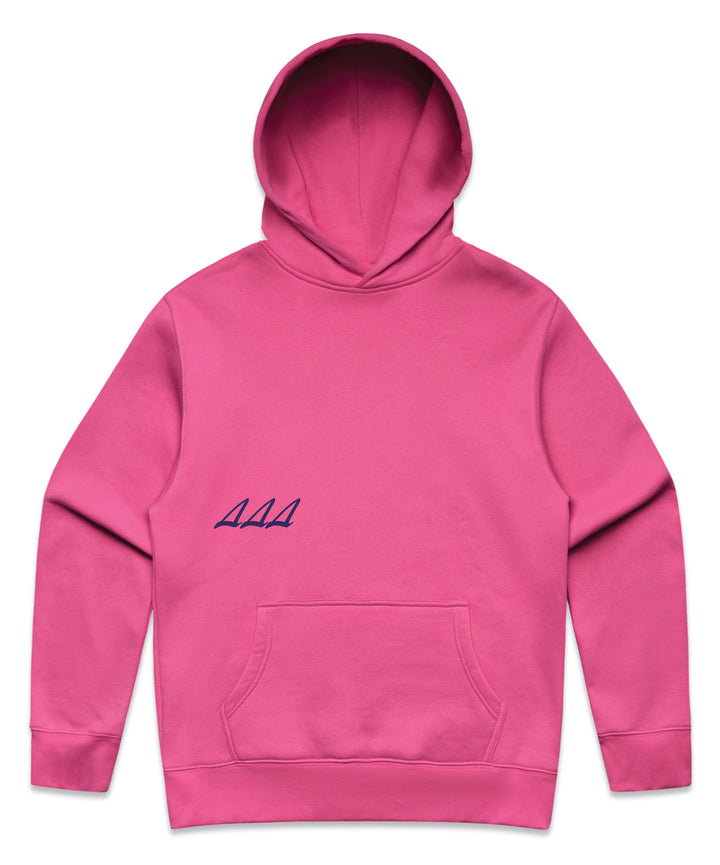 Cursive Embroidered Greek Letter Sorority Hoodie