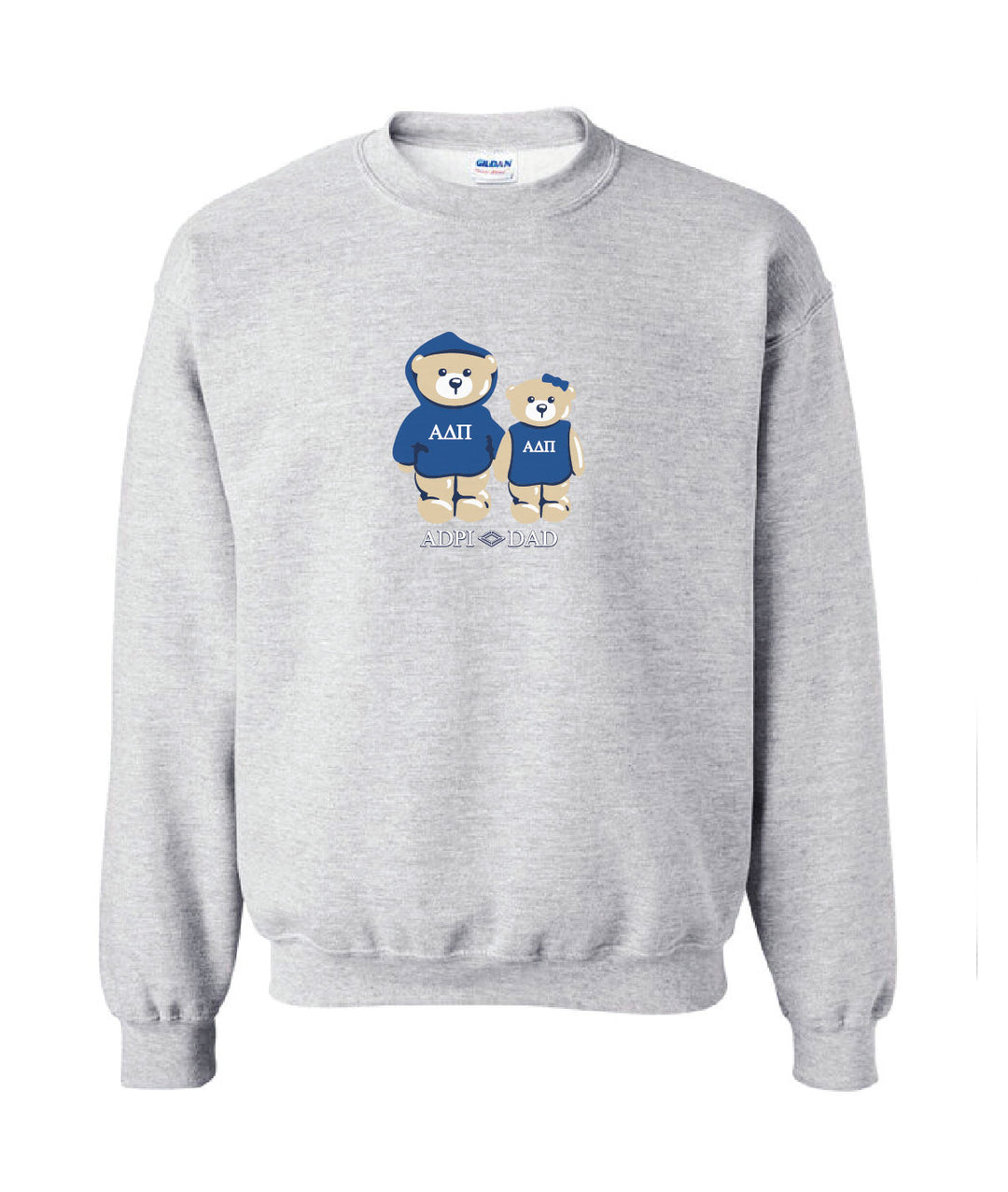 Bear Alpha Delta Pi Dad Crewneck