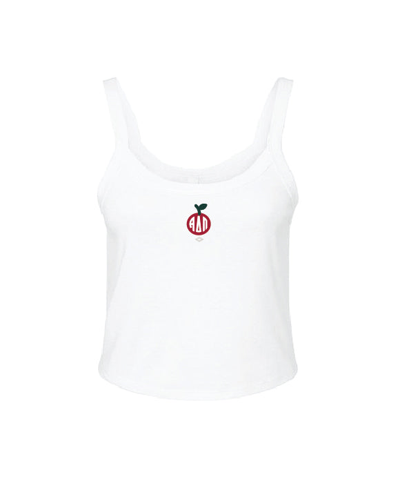 Apple Embroidered Greek Letter Alpha Delta Pi Tank