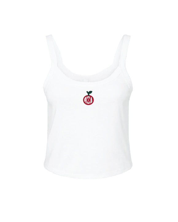 Apple Embroidered Greek Letter Sorority Tank
