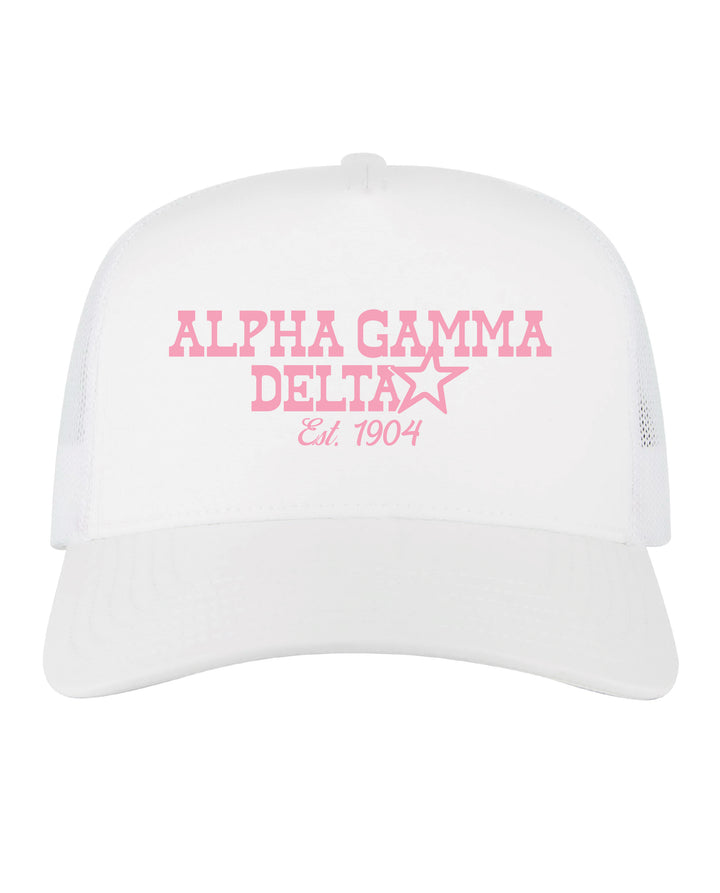 Embroidered Star Sorority Trucker Hat