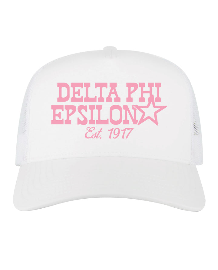 Embroidered Star Sorority Trucker Hat