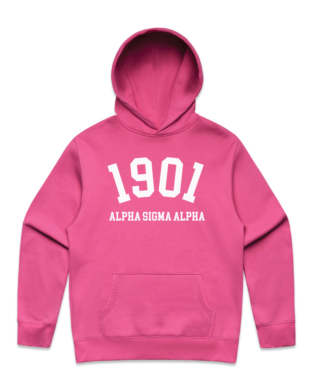 Est Year Hot Pink Heavy Weight Sorority Hoodie