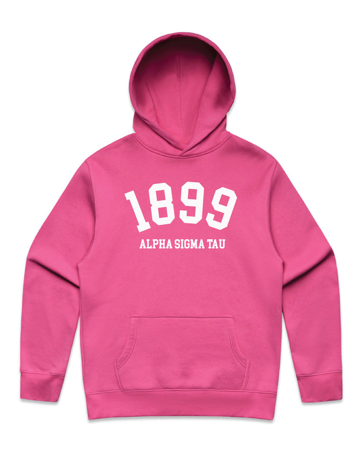 Est Year Hot Pink Heavy Weight Sorority Hoodie