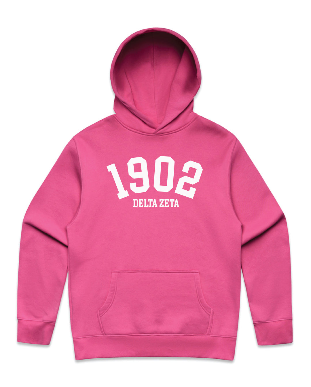 Est Year Hot Pink Heavy Weight Sorority Hoodie