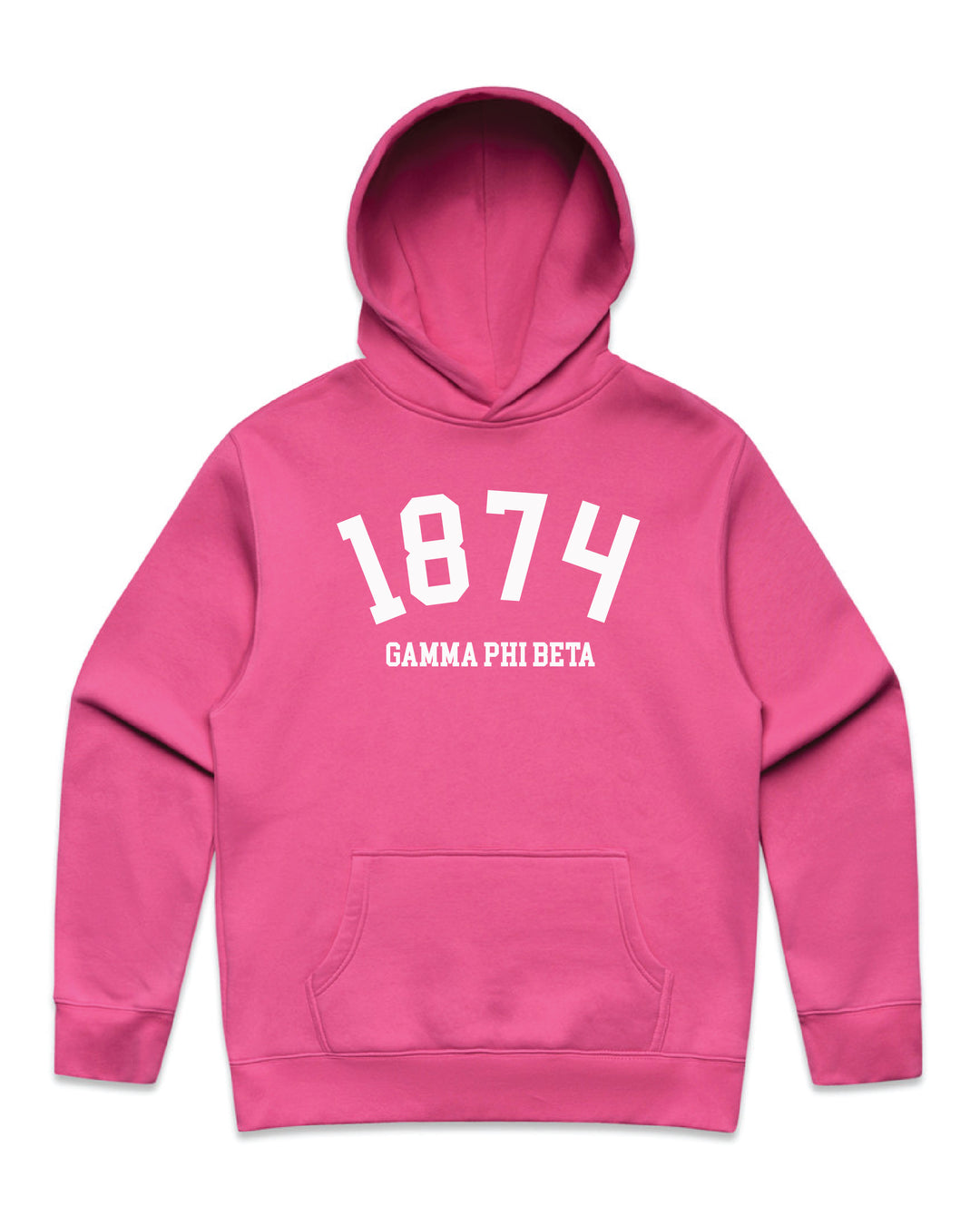 Est Year Hot Pink Heavy Weight Sorority Hoodie