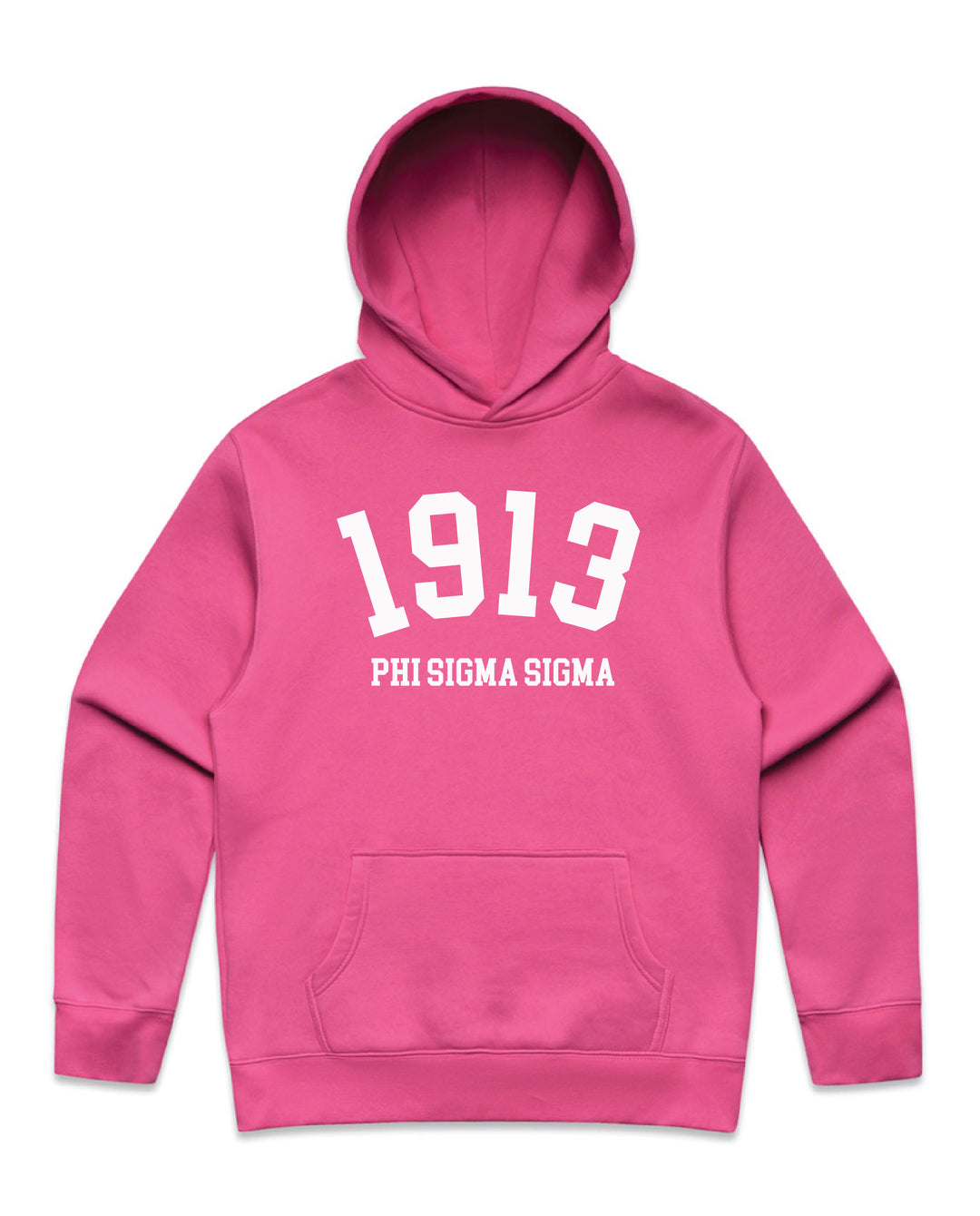 Est Year Hot Pink Heavy Weight Sorority Hoodie