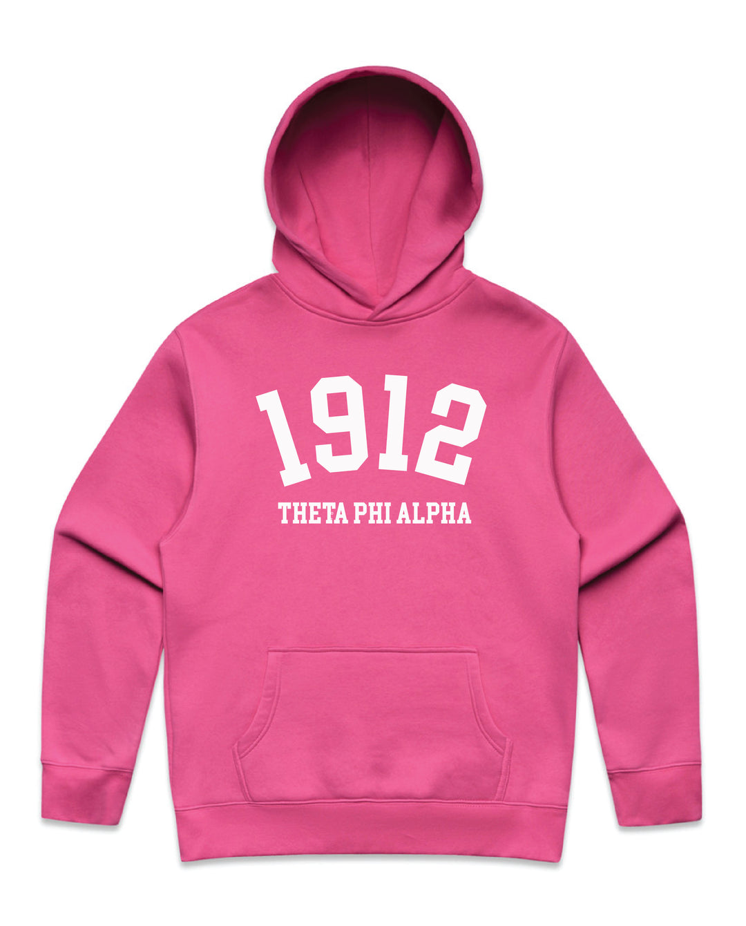 Est Year Hot Pink Heavy Weight Sorority Hoodie