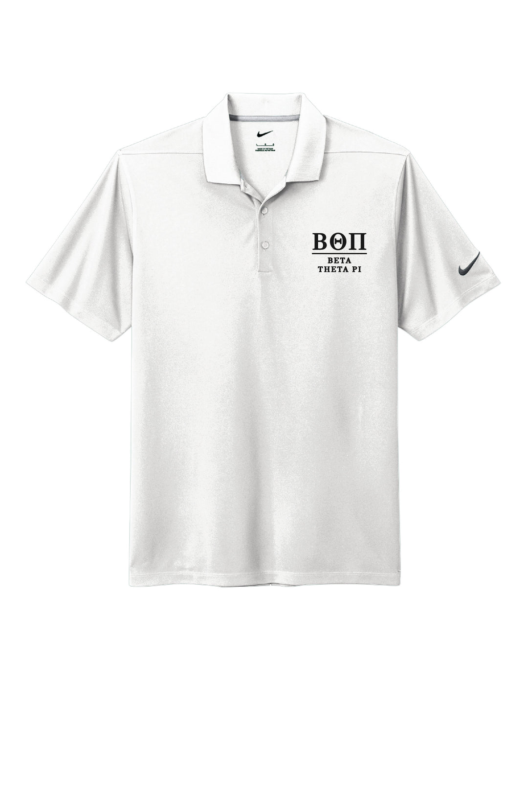 Fraternity White Nike Polo