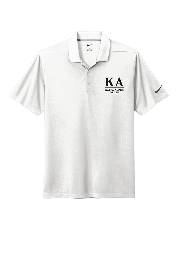 Fraternity White Nike Polo