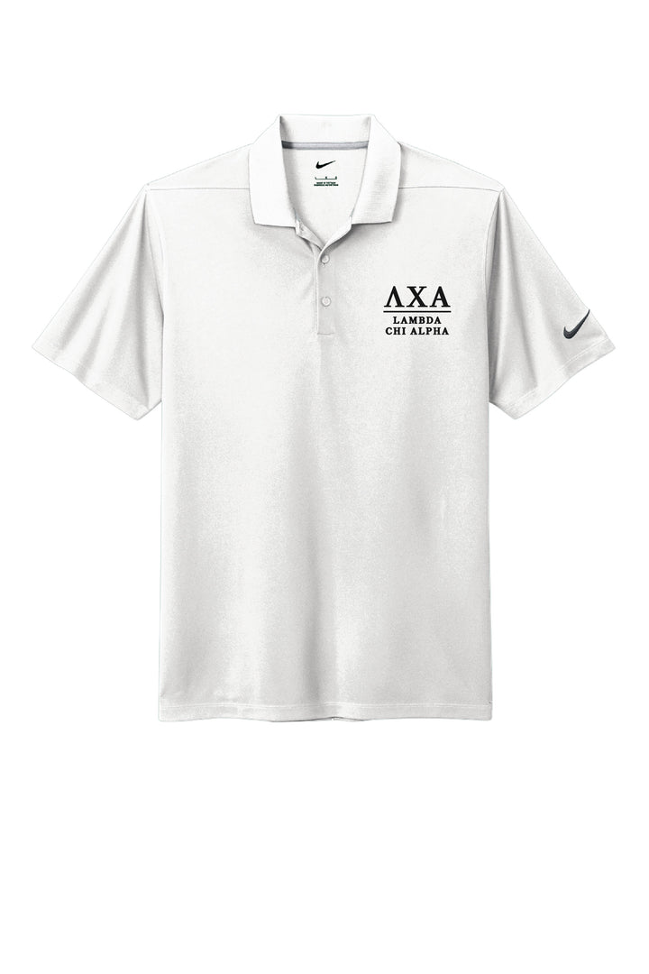 Fraternity White Nike Polo