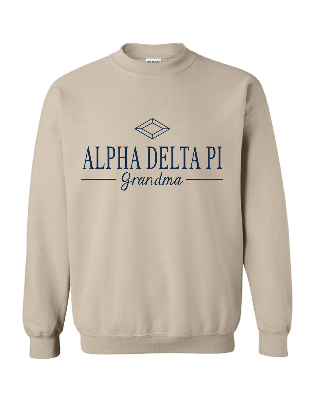 Simple Alpha Delta Pi Grandma Crewneck