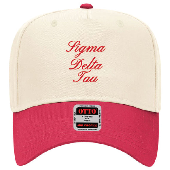Script Embroidered Sorority Hat