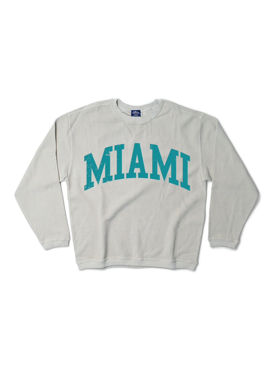 Miami Corded Crewneck
