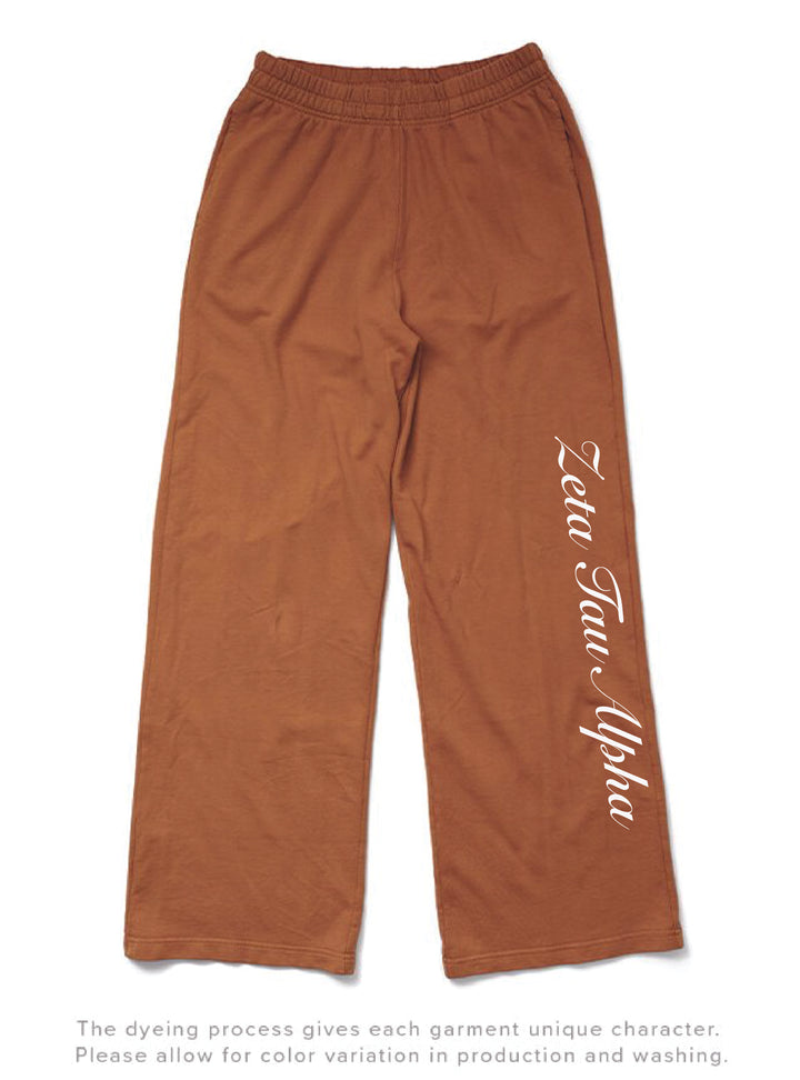 Heart Caffeine Sorority Light Weight Wide Leg Pant