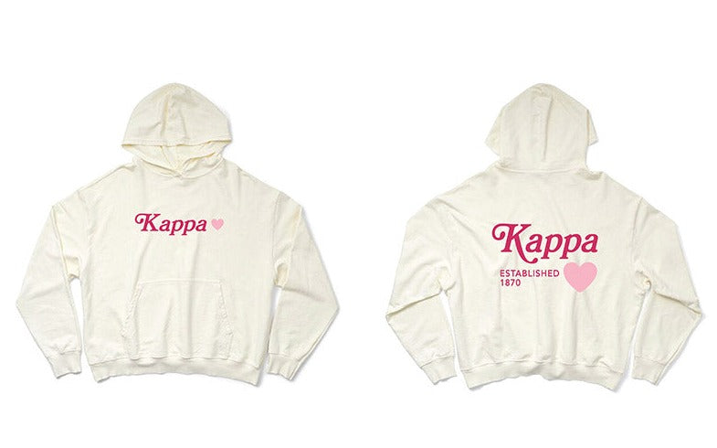 Kappa Kappa Gamma Vanilla Ice Light Weight Heart Hoodie