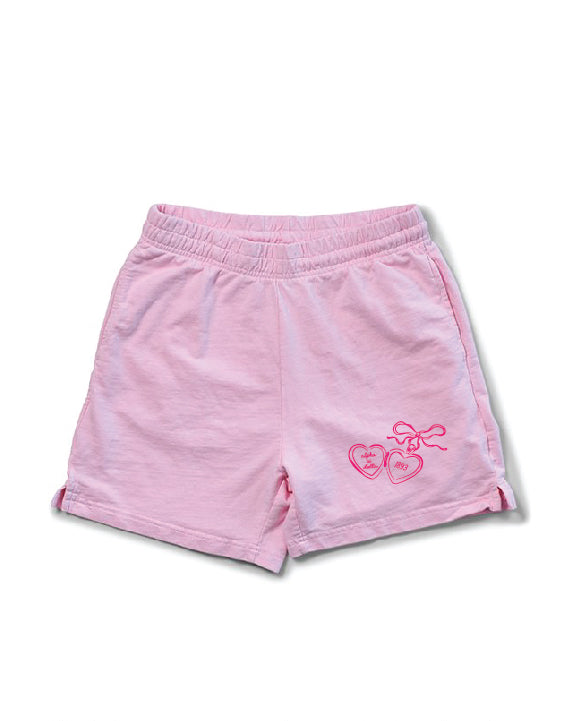 Heart Locket Bubblegum Sorority Shorts