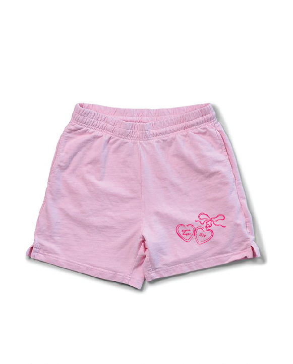 Heart Locket Bubblegum Sorority Shorts