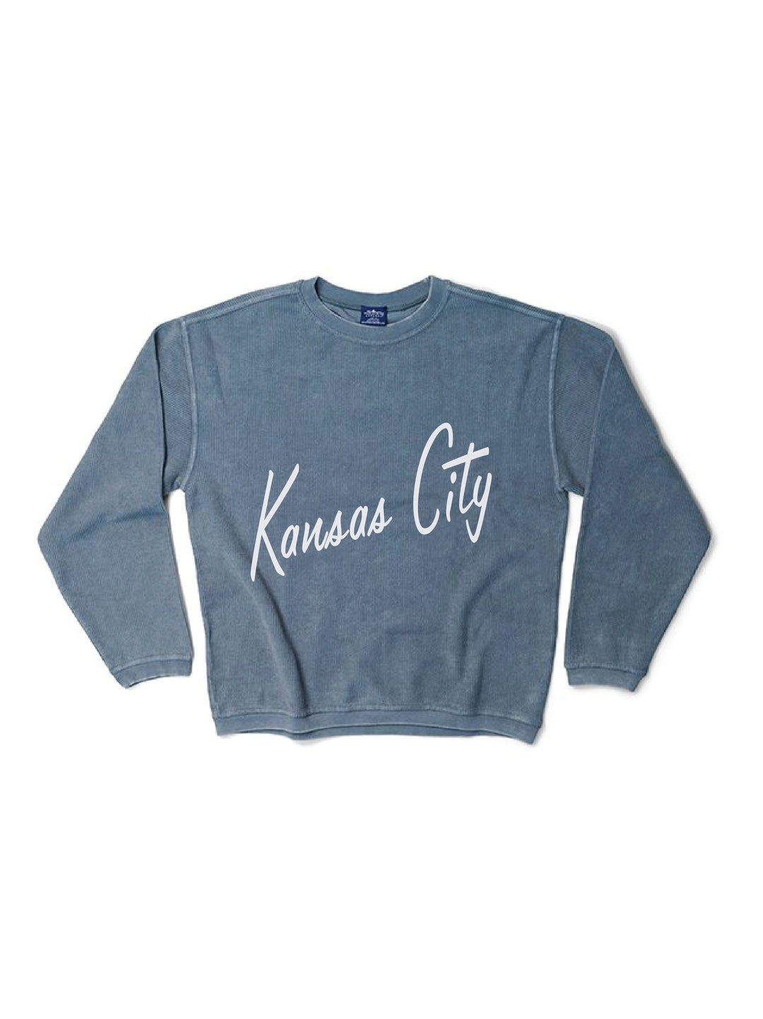 Kansas City Script Corded Crewneck
