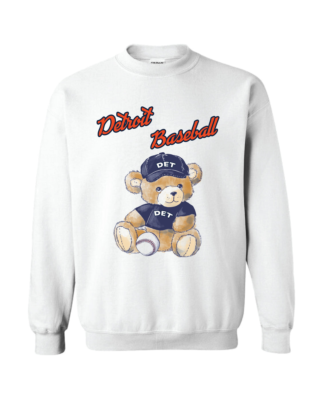Detroit Baseball Teddy Crewneck