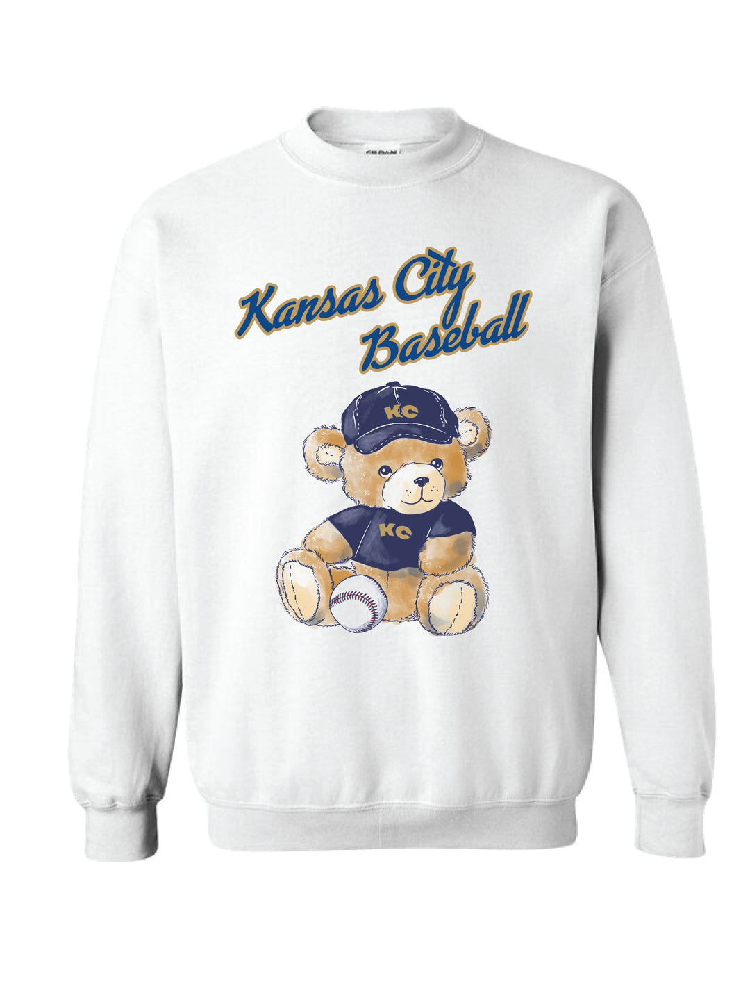 Kansas City Baseball Teddy Crewneck