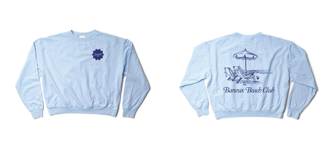 BANEUX BEACH CLUB CREW - ARCTIC BLUE