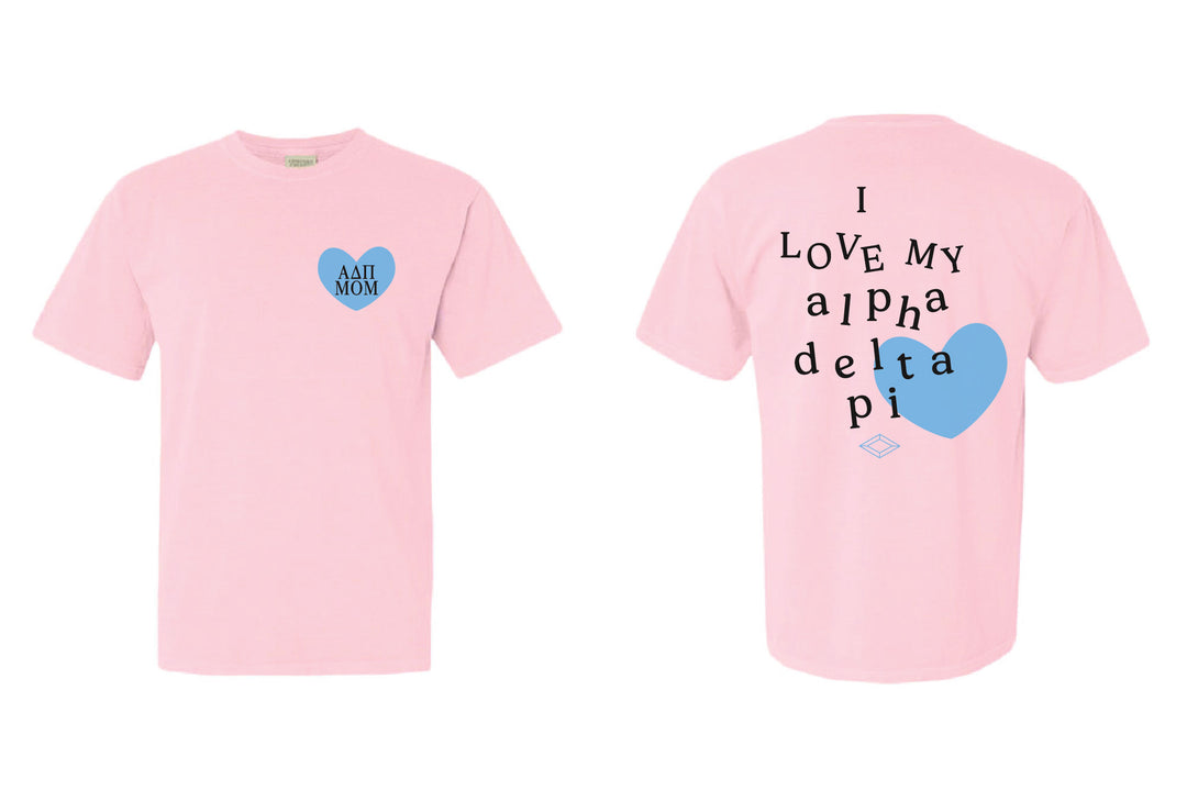 I Love My Alpha Delta Pi Mom Tee