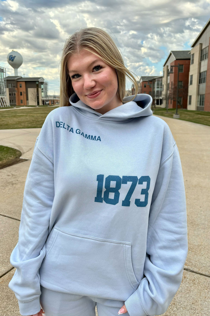 Est Year Heavy Weight Sorority Hoodie