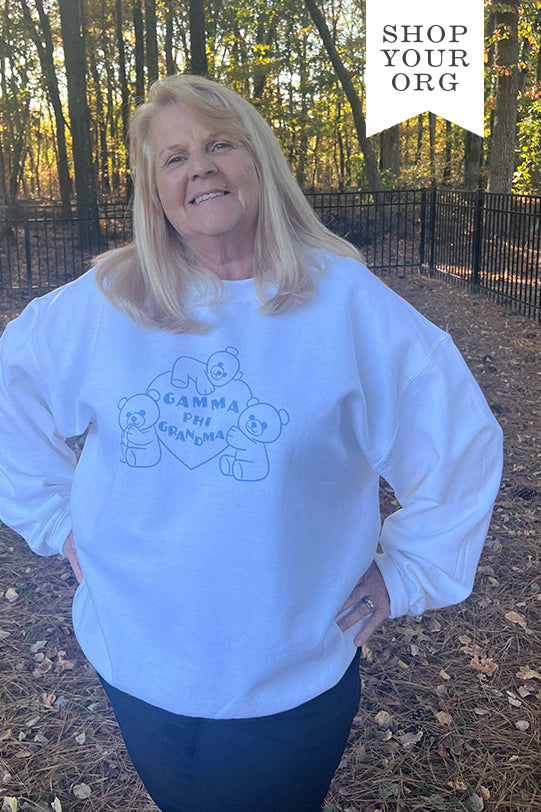 Teddy Bear Sorority Grandma Crewneck – University Tees